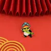 Gran Venta de Liquidación Broche de Dibujos Animados Sanrio Ballena Estrella de Mar Vida Marina Lindo Peluche Pin Decoración