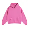 Nueva colección de otoño e invierno para hombre y mujer: Sudaderas y sudaderas con capucha de corte holgado, forradas de forro polar, modernas, con hombros caídos, de color liso, disponibles en stock para venta al por mayor y uso casual.