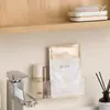 Caja de almacenamiento para gabinete con espejo, organizador de cosméticos, mascarillas faciales y labiales para montar en la pared, gadget para el baño, estante de almacenamiento detrás de la puerta del gabinete del baño