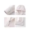 Chaqueta con capucha forrada de forro polar para niñas, elegante y casual estilo coreano, top cálido de seda auto-calentable para niños mayores, otoño e invierno