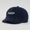 Boné Baseball de Lã Bordado com Letras de Aba Curta, Roupa de Trabalho da Moda para Mulheres, Chapéu Bico de Pato Casual Versátil com Top Macio Personalizado
