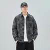 Maple House Moda Masculina / Camisa de Manga Longa Estilo Americano para Primavera e Outono, Camisa Masculina Moderna, Solta e Estilosa com Toque de Luxo, Jaqueta Casual Workwear