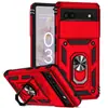 Adecuado para Exportación, Funda para Teléfono Móvil Google Pixel 6A con Ventana de Empuje Sergeant, Protección con Soporte Magnético para Coche, Fabricante de Origen