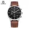 Reloj para Hombre Transfronterizo Marca Augusten Reloj de Moda Multifuncional Cronógrafo Impermeable Reloj de Cuarzo Esfera Grande