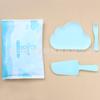 Juegos de cubiertos para pasteles de moda al por mayor, platos con forma de nube, suministros de repostería desechables de plástico para fiestas de cumpleaños
