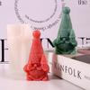 Vela Perfumada de Gnomo de Papá Noel Molde de Silicona Molde de Resina DIY para Anciano Barbudo Molde para Adorno de Yeso