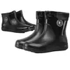 Botas de lluvia de verano para hombre, adecuadas para sitios de construcción, que brindan protección impermeable, antideslizante y resistente al desgaste para trabajos al aire libre, pesca y días lluviosos; zapatos de trabajo de suela gruesa