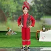 Disfraces de Rendimiento Étnico Miao para Niños, Ropa Étnica de Minorías, Disfraces Étnicos Dong, Yi, Hani para Niños y Niñas, Atuendo de Jardín de Infancia
