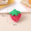 Boneca Urso Morango de Pelúcia de Desenho Animado Boneca DIY Acessórios de Cabelo Tiara Acessórios Broche Pingente Squeaky Acessórios Saco Surpresa