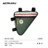Bolsa Triángulo para Cuadro Delantero de Bicicleta Acrunu, Bolsa Impermeable de Gran Capacidad para Tubo Superior para Ciclismo de Montaña, Bolsa Colgante para Barra Transversal