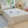 Manta de cama de gasa de doble capa, 100% algodón, grado A, adecuada para bebés y madres, al por mayor, diseño reversible, juego de cuatro piezas, manta individual, funda de edredón
