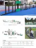 Plástico Tobogán Obstáculo Sendero Pasillo de Rosas Puente Combinación Tobogán Estructura para Trepar Madera Maciza Jardín de Infancia