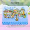 Imán de Nevera Metálico Xingcheng Huludao Cultural y Creativo Tendencia Nacional Punto de Referencia Turístico Lugar Escénico Fuente de Aleación Creativa Imán de Nevera