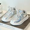 Zapatos Deportivos Infantiles 2026 Primavera y Otoño Nuevo Estilo Zapatos Casuales para Niñas Lentejuelas Modernos Tenis para Niños Suela Suave Zapatos de Bebé Individuales