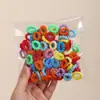 Novos Prendedores de Cabelo de Bambu para Crianças Prendedores de Cabelo para Bebês Sem Danos Prendedores de Cabelo Sem Costura Prendedores de Cabelo em Lata Anéis de Toalha de Cabelo Sem Danos