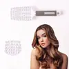 Pente Grande Curvo de Dentes Largos Liso para Cabelo Cruzado Pente Curvo para Cabelo Pente para Cabelo Cacheado Costelado Pente Macio de Massagem Pente para Modelar Masculino e Feminino