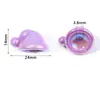 Cuentas de Gorro Navideño de Color Sólido Acrílico Chapado Accesorios de Joyería Hechos a Mano para DIY Navidad Cuentas Sueltas de Gorro Navideño