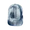 Gorra de Béisbol Lavada de Mezclilla Lisa Tie-Dye Vintage Desgastada Unisex Estilo Coreano Versátil de Moda Gorra para el Sol