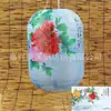 Decoraciones colgantes de farolillos de papel estilo antiguo, Pantallas de lámpara impresas estilo chino, Montaje de escena para exteriores, Decoración de farolillos para casa de té para preparar té junto al fuego