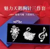 Broche com Toque de Luxo, Luxo Leve, Nicho, Alta Qualidade, Anti-Exposição, Broche de Flor Tulipa para Ternos, Presente de Aniversário para Meninas