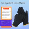 Luvas de Algodão Grossas para Trabalho na Construção, Luvas Resistentes ao Desgaste, Luvas de Proteção do Trabalho Tricotadas Brancas Resistentes à Sujeira no Atacado