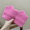 Nuevo Sombrero de Punto con Visera para Mujer de Ala Ancha, Efecto Adelgazante del Rostro, Diadema Deportiva Casual, Gorro de Lana Estilo Coreano