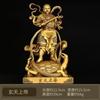 Estátua de Buda Deus Xuantian de Bronze, Estátua do Deus Imperador Zhenwu, Estátua de Ancestral para Adoração Doméstica, Artesanato de Exibição para Loja da Empresa