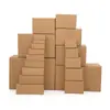 Caja de Entrega Rápida Fuente Fabricante Caja de Media Altura Empaque Caja de Papel Venta al por Mayor Caja de Empaque Brillante Extra Dura Envío Taobao