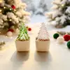 Exportación transfronteriza de plantas de árbol de Navidad de vidrio en maceta, adornos de árbol de Navidad cepillados, regalos de Navidad creativos, decoraciones de escritorio