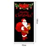 Camino de mesa de lino con diseño de dibujos animados de Papá Noel, Mantel para mesa de centro, Mantel decorativo para mesa de comedor, Venta al por mayor para mesa de sala de estar en Navidad