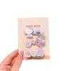 Nuevo Clip para el Cabello de Botón de Gato Macarrón Clip de Pato Clips para Flequillo Clips Laterales Accesorio para el Cabello con Forma de Corazón para Chicas