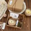 Caja de Regalo de Aromaterapia de Coco Buena Suerte Nicho de Aspecto Alto Caja de Regalo de Vela de Aromaterapia Regalo de Cumpleaños para Niñas Recuerdos Creativos