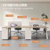 Mesa e Cadeira para Estação de Trabalho de Funcionário Cabine de Estação de Trabalho Simples Moderna Tela Mobiliário de Escritório Mesa de Computador para Pessoal