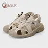 Tamancos Femininos para o Verão 2026, Novos Sapatos Femininos Fechados com Solado Grosso, Sandálias de Praia Respiráveis para o Verão