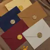 Papel especial engrosado con patrón de tejido de lino, membretes triangulares estilo Western vintage, tarjetas de invitación y sobres artísticos escritos a mano - al por mayor