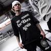Moda de nicho para hombre transfronteriza marca de moda hip hop europeo y americano Kanye CPFM renacimiento estampado cuello redondo manga corta camiseta manga corta T-shi