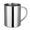 Venta al por mayor, taza de acero inoxidable 304, práctica taza para estudiantes de jardín de infantes, taza de leche con doble impresión anti-escaldado