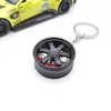 Llavero de Cubo de Rueda Te37 Bbs de Comercio Exterior Transfronterizo, Cubo de Rueda Metálico para Modificación de Ventilador de Coche, Colgante de Coche con Disco de Freno