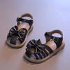 Sandálias de dedo para meninas sapatos de princesa infantis sandálias romanas trançadas de verão para crianças médias e grandes sapatos de praia macios para bebês