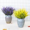 Amazon Cross-Border Flor Artificial Imitação Planta de Plástico Flor Artificial Exterior Anti-UV Flor Artificial Flor de Lavanda