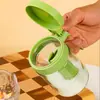 Pote de Temperos Caixa de Temperos para Cozinha Pote de Sal de Vidro Transparente com Colher Garrafa de Temperos Garrafa de Condimentos Garrafa Dosadora Caixa de Armazenamento de Condimentos