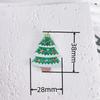 Aretes Transfronterizos Árbol de Navidad Acrílico Cactus Copo de Nieve Colgante de Oreja Llavero Colgante DIY Regalo Festivo
