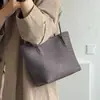 Bolso de Mujer con Patrón Tejido 2026 Nuevo de Moda Otoño Vintage Bolso Tote para el Trabajo Bolso de Hombro de Gran Capacidad Bolso Cubo