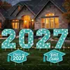 Placa de Pátio para Temporada de Formatura 2027 Transfronteiriça, Placa Decorativa Grande de LED para Festa de Formatura ao Ar Livre