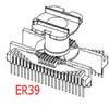 Er39 Esqueleto de Baquelite Transformador Esqueleto Alta Frequência Esqueleto Erl39 Esqueleto Vertical Slot Único 22+22 -3912