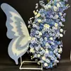 Flores de Borboleta Artificiais para Decoração de Dia dos Namorados, Grandes Buquês de Rosas, Locais Populares para Fotos, Pequenos Arranjos de Banquetes e Arranjos Florais