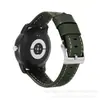Para Huawei GT4/GT3 Correa de Cuero Samsung Galaxy watchs3 Cadena de Reloj Retro Hueca de Cuero Loco
