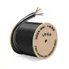 Cabo de Roteador Gigabit Cat6 à Prova d'Água para Exterior, Categoria 6, Cobre Sem Oxigênio 0,58, Revestimento de Camada Dupla, Cabo de Rede para Vigilância