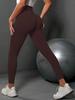 Pantalones Deportivos de Running de Alta Elasticidad de Secado Rápido sin Costuras con Tie-Dye, Cadera Melocotón, Levantamiento de Cadera, Ajuste Abdominal, Pantalones de Yoga Fitness para Mujer