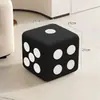 Taburete Pequeño para Uso en Casa, Taburete Bajo para Sala de Estar, Taburete Creativo, Taburete para Sofá, Taburete para Cambiar Zapatos, Taburete Giratorio con Ruedas, Taburete con Almacenamiento, de Madera